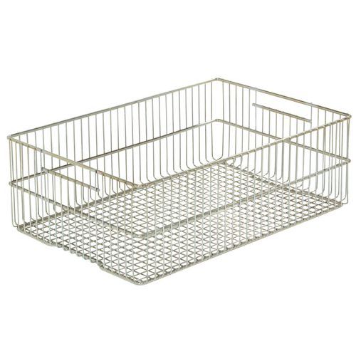 Stapelbare bak van staaldraad - Lengte 600 mm - 40 l - Sameto Technifil