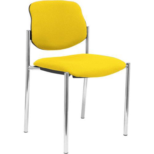 Chaise de réunion Villalgordo - Structure chromée - Piqueras y crespo Chaise de réunion Villalgordo - Structure chromée - Piqueras y crespo