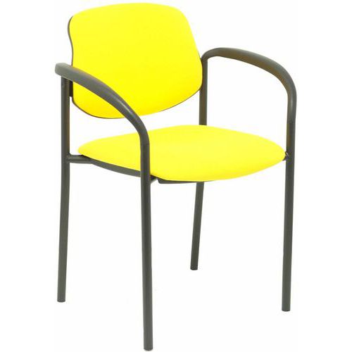 Chaise de réunion Villalgordo tissu avec accoudoir - Piqueras y crespo Chaise de réunion Villalgordo tissu avec accoudoir - Piqueras y crespo