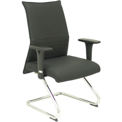 Chaise de bureau Albacete cuir sans roue - Piqueras y crespo Chaise de bureau Albacete cuir sans roue - Piqueras y crespo