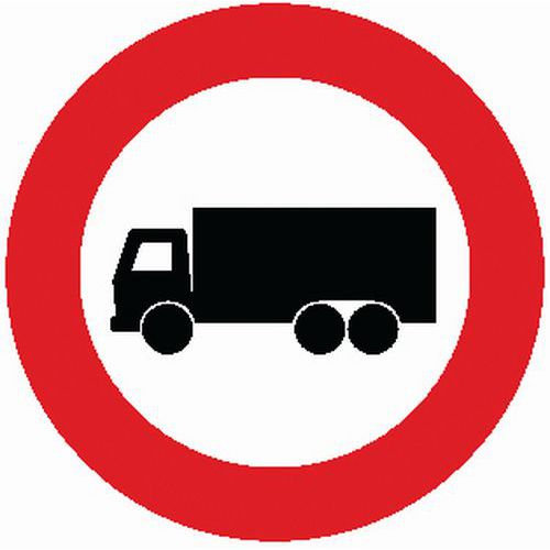 Panneau de signalisation - C7 - Interdiction aux camions Panneau de signalisation - C7 - Interdiction aux camions