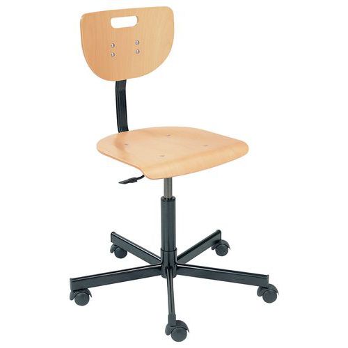 Chaise de travail à roulettes ou patins - Werek Chaise de travail à roulettes ou patins - Werek