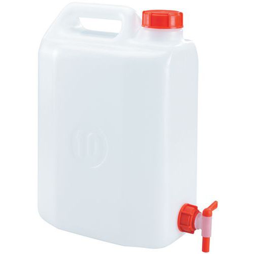 JERRYCAN PLASTIQUE ALIMENTAIRE SANS ROBINET