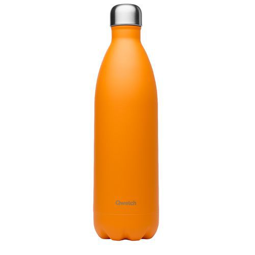 Thermosfles 1 l oranje Pop - Qwetch