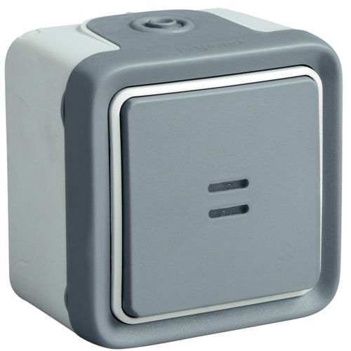 Drukschakelaar opbouw - Plexo serie