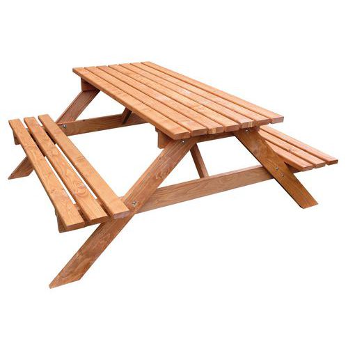 Houten picknicktafels Houten picknicktafels