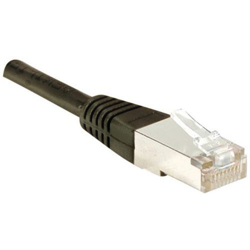 Netwerkkabel RJ45 CAT 5e F/UTP zwart 1 m Netwerkkabel RJ45 CAT 5e F/UTP zwart 1 m