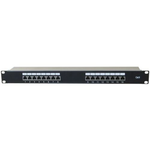 Panneau 19 1U 16 ports CAT6 stp connecteurs autodénudants Panneau 19 1U 16 ports CAT6 stp connecteurs autodénudants