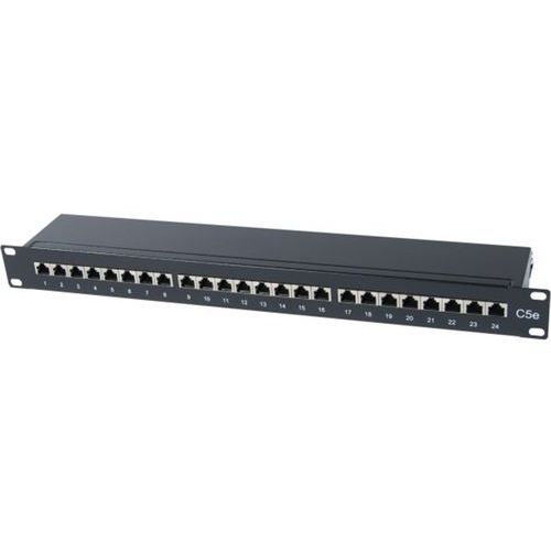 Patch paneel 19 inch 24 poorten EIA/TIA568A en EIA/TIA568B CAT5e STP Patch paneel 19 inch 24 poorten EIA/TIA568A en EIA/TIA568B CAT5e STP