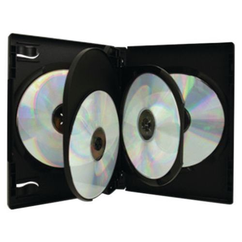 Boitier dvd noir pour 4 dvd Boitier dvd noir pour 4 dvd