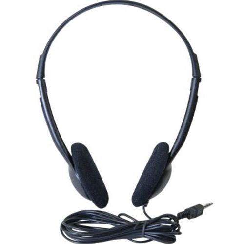 Stereo headset Eco 3.5 mm jack zwart Stereo headset Eco 3.5 mm jack zwart