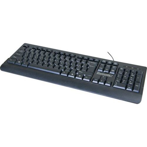 Toetsenbord USB standaard zwart QWERTY Toetsenbord USB standaard zwart QWERTY