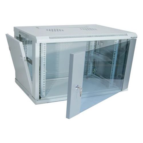 Muurkast vast DEXLAN 19” 9U prof 450 mm (grijs) Muurkast vast DEXLAN 19” 9U prof 450 mm (grijs)