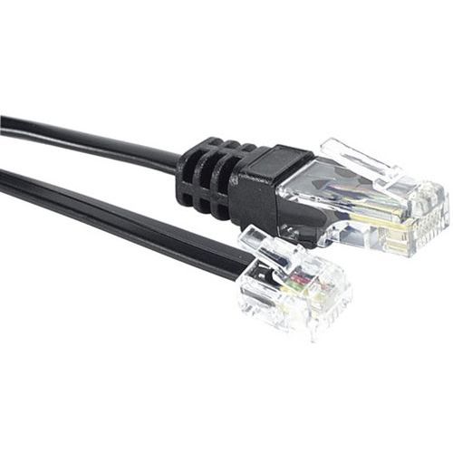 Cordon de raccordement téléphonique RJ11/ RJ45 - 2 m Cordon de raccordement téléphonique RJ11/ RJ45 - 2 m