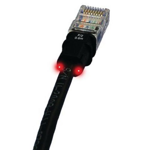 Cordon RJ45 catégorie 5e F/UTP LSOH noir - 0,6 m Cordon RJ45 catégorie 5e F/UTP LSOH noir - 0,6 m