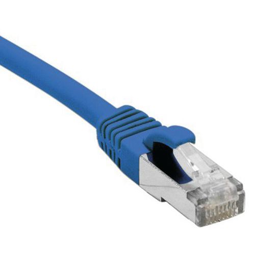 Netwerkkabel RJ45 CAT 5E F/UTP SNG blauw 0.3 m Netwerkkabel RJ45 CAT 5E F/UTP SNG blauw 0.3 m