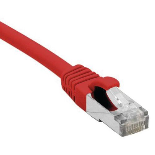 Netwerkkabel RJ45 CAT 5E F/UTP SNG rood 3 m Netwerkkabel RJ45 CAT 5E F/UTP SNG rood 3 m