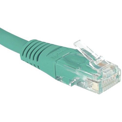 Cordon RJ45 catégorie 5e U/UTP vert - 0,15 m Cordon RJ45 catégorie 5e U/UTP vert - 0,15 m