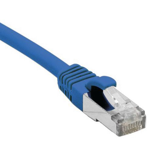 Cordon RJ45 catégorie 6 F/UTP LSOH snagless bleu - 15 m Cordon RJ45 catégorie 6 F/UTP LSOH snagless bleu - 15 m