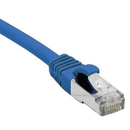 Cordon RJ45 catégorie 6 F/UTP LSOH snagless bleu - 5 m Cordon RJ45 catégorie 6 F/UTP LSOH snagless bleu - 5 m