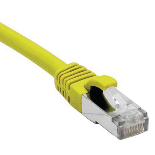 Netwerkkabel RJ45 CAT 6 F/UTP LSOH SNG geel 0.5 m Netwerkkabel RJ45 CAT 6 F/UTP LSOH SNG geel 0.5 m