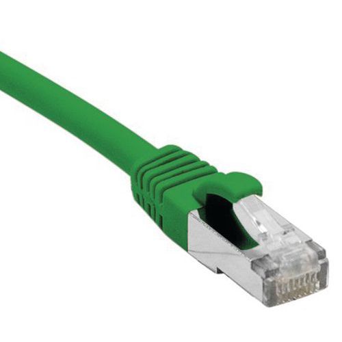 Cordon RJ45 catégorie 6 F/UTP LSOH snagless vert - 0,3 m Cordon RJ45 catégorie 6 F/UTP LSOH snagless vert - 0,3 m