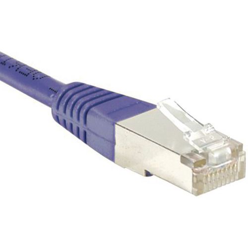 Cordon RJ45 catégorie 6 F/UTP violet - 2 m Cordon RJ45 catégorie 6 F/UTP violet - 2 m