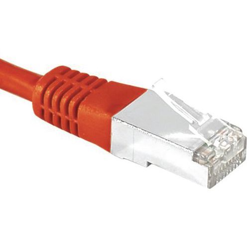 Netwerkkabel RJ45 CAT 6 S/FTP rood 1.5 M Netwerkkabel RJ45 CAT 6 S/FTP rood 1.5 M