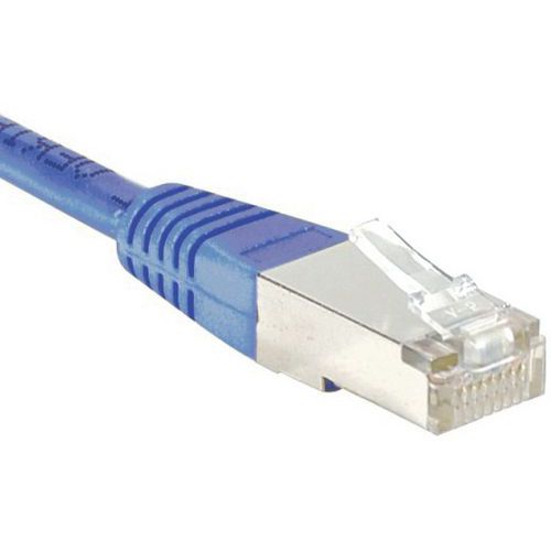 Netwerkkabel budget RJ45 CAT 5e F/UTP blauw 1 m Netwerkkabel budget RJ45 CAT 5e F/UTP blauw 1 m