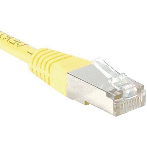 Netwerkkabel budget RJ45 CAT 5e F/UTP geel 5 m Netwerkkabel budget RJ45 CAT 5e F/UTP geel 5 m