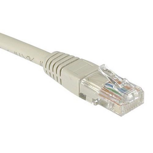 Netwerkkabel budget RJ45 CAT 5e U/UTP grijs 3 m Netwerkkabel budget RJ45 CAT 5e U/UTP grijs 3 m