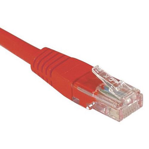 Netwerkkabel budget RJ45 CAT 5e U/UTP rood 1 m Netwerkkabel budget RJ45 CAT 5e U/UTP rood 1 m