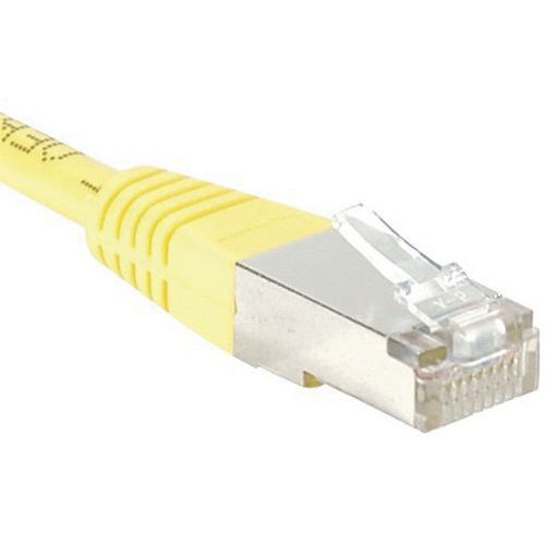 Cordon RJ45 Budget catégorie 6 F/UTP jaune - 25 m Cordon RJ45 Budget catégorie 6 F/UTP jaune - 25 m