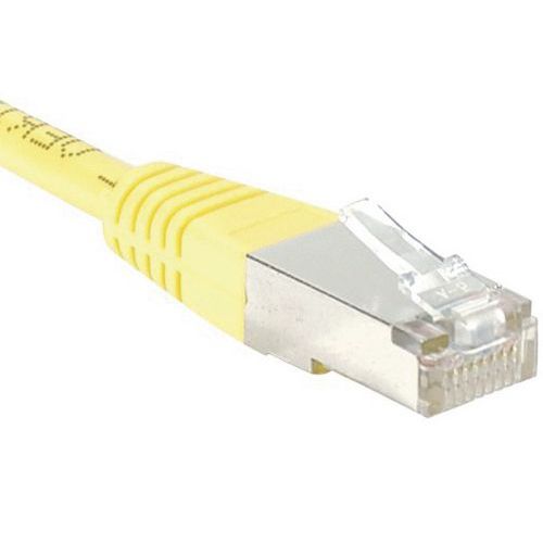 Cordon RJ45 Budget catégorie 6 F/UTP jaune - 30 m Cordon RJ45 Budget catégorie 6 F/UTP jaune - 30 m