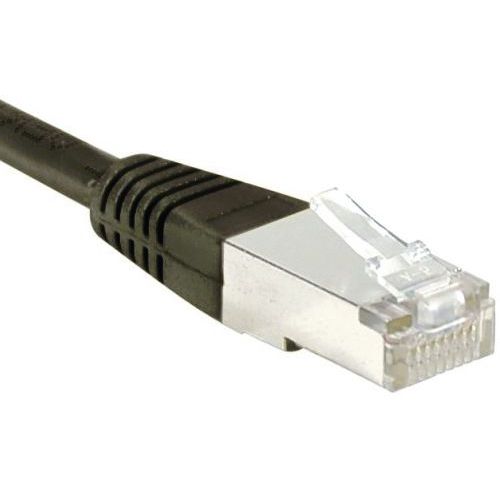Netwerkkabel budget RJ45 CAT 6 F/UTP zwart 0.5 m Netwerkkabel budget RJ45 CAT 6 F/UTP zwart 0.5 m