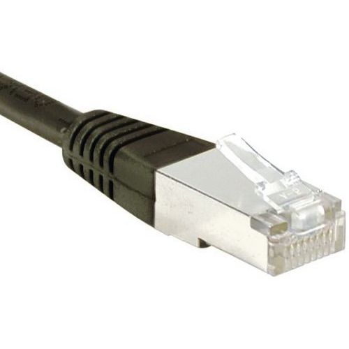 Netwerkkabel budget RJ45 CAT 6 F/UTP zwart 10 m Netwerkkabel budget RJ45 CAT 6 F/UTP zwart 10 m