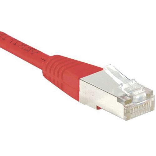 Cordon RJ45 Budget catégorie 6 F/UTP rouge - 15 m Cordon RJ45 Budget catégorie 6 F/UTP rouge - 15 m