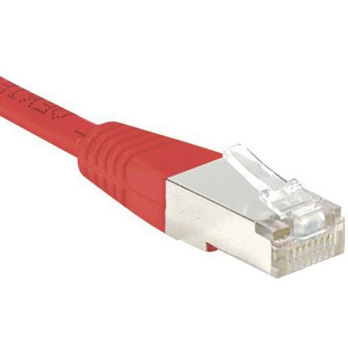 Netwerkkabel budget RJ45 CAT 6 F/UTP rood 2 m Netwerkkabel budget RJ45 CAT 6 F/UTP rood 2 m