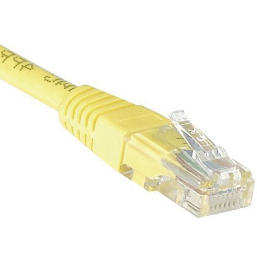 Netwerkkabel budget RJ45 CAT 6 U/UTP geel 1 m Netwerkkabel budget RJ45 CAT 6 U/UTP geel 1 m