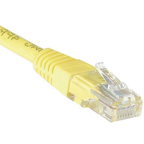Cordon RJ45 Budget catégorie 6 U/UTP jaune - 2 m Cordon RJ45 Budget catégorie 6 U/UTP jaune - 2 m