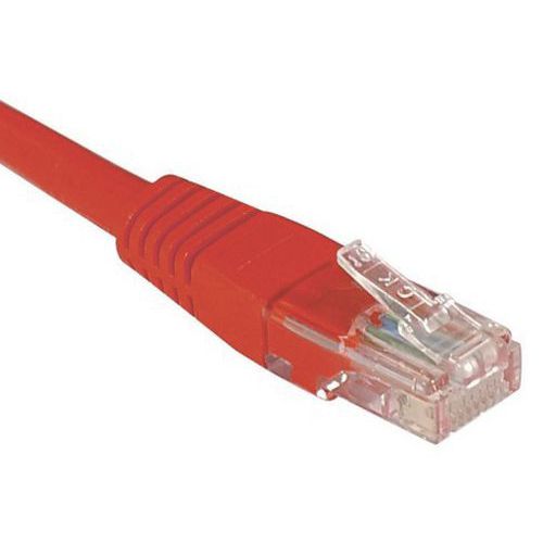 Netwerkkabel budget RJ45 CAT 6 U/UTP rood 10 m Netwerkkabel budget RJ45 CAT 6 U/UTP rood 10 m