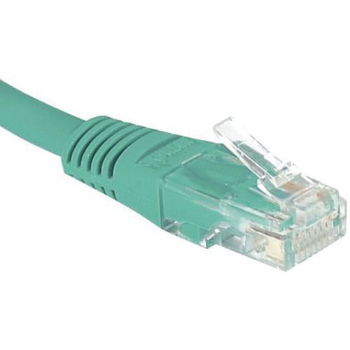 Cordon RJ45 catégorie 6 U/UTP vert - 1,5 m Cordon RJ45 catégorie 6 U/UTP vert - 1,5 m