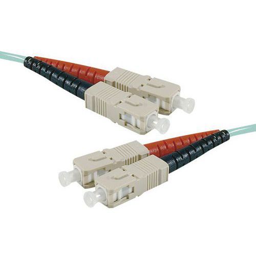 Jarretière duplex 2.0 mm multi OM3 50/125 SC-UPC/SC-UPC 2 m Jarretière duplex 2.0 mm multi OM3 50/125 SC-UPC/SC-UPC 2 m
