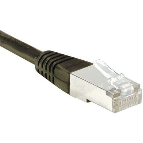 Cordon RJ45 catégorie 6 F/UTP noir - 20 m Cordon RJ45 catégorie 6 F/UTP noir - 20 m