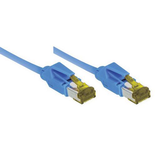 Netwerksnoer RJ45 op Kabel CAT 7 S/FTP LSOH SNG blauw 3 m Netwerksnoer RJ45 op Kabel CAT 7 S/FTP LSOH SNG blauw 3 m
