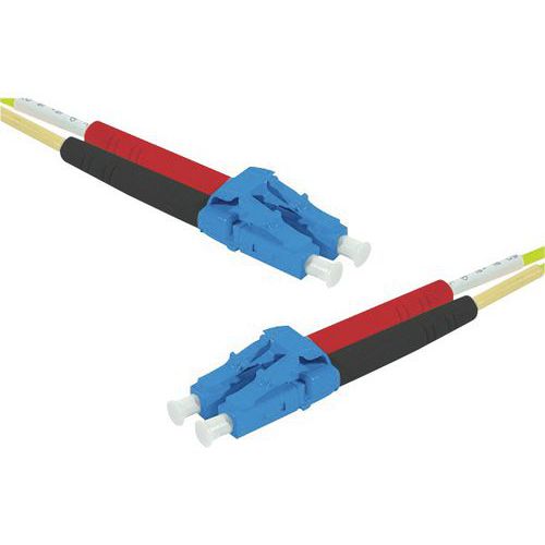 Draadbrug optisch Duplex 2 mm OS2 LC-UPC/LC-UPC geel 3 m Draadbrug optisch Duplex 2 mm OS2 LC-UPC/LC-UPC geel 3 m