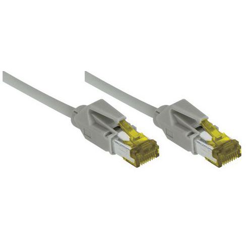 Netwerksnoer RJ45 op Kabel CAT 7 S/FTP LSOH SNG grijs 2 m Netwerksnoer RJ45 op Kabel CAT 7 S/FTP LSOH SNG grijs 2 m