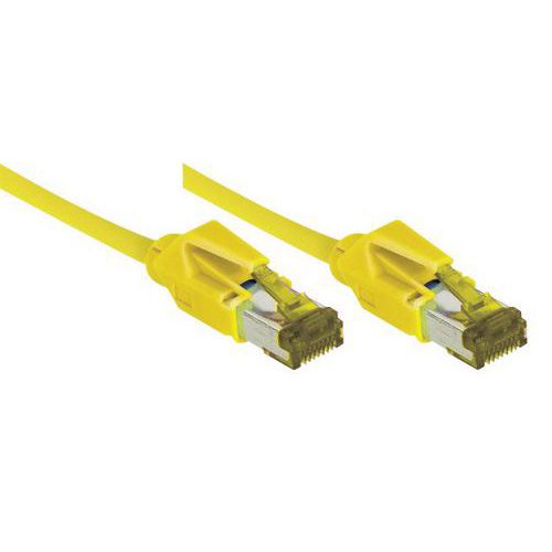 Netwerksnoer RJ45 op Kabel CAT 7 S/FTP LSOH SNG geel 1.5 m Netwerksnoer RJ45 op Kabel CAT 7 S/FTP LSOH SNG geel 1.5 m