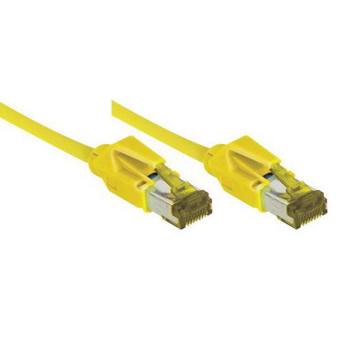 Netwerksnoer RJ45 op Kabel CAT 7 S/FTP LSOH SNG geel 20 m Netwerksnoer RJ45 op Kabel CAT 7 S/FTP LSOH SNG geel 20 m