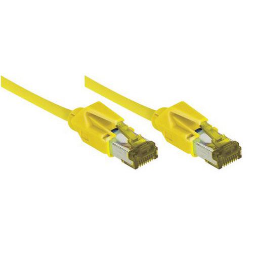 Netwerksnoer RJ45 op Kabel CAT 7 S/FTP LSOH SNG geel 3 m Netwerksnoer RJ45 op Kabel CAT 7 S/FTP LSOH SNG geel 3 m